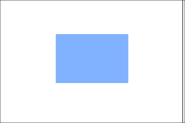 2. 青色の矩形のシェイプを作成する